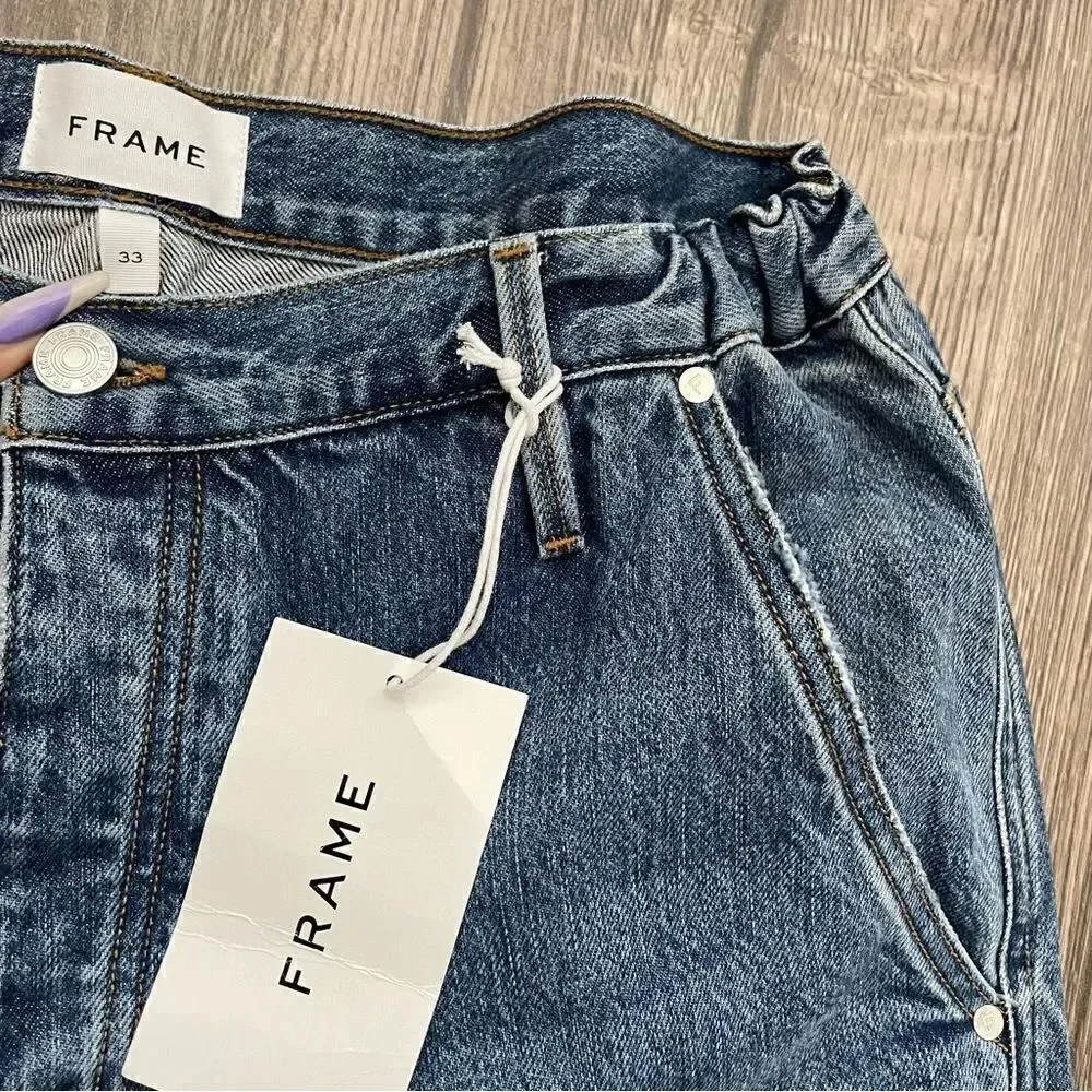 Revolve FRAME Mens Straight Leg Workwear Denim Jean Carr